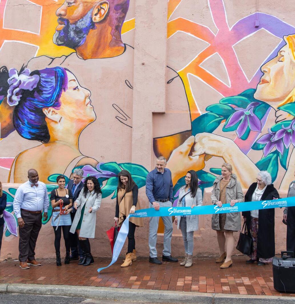 Spartanburg Area Mental Health Mural - You Matter